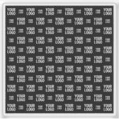 Stijlvol Afbeelding, ontwerp of zakelijk Logo-patr Sticker (Voorkant)