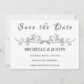 Stijlvol Afbeelding-uitnodiging Kaart (Voorkant)