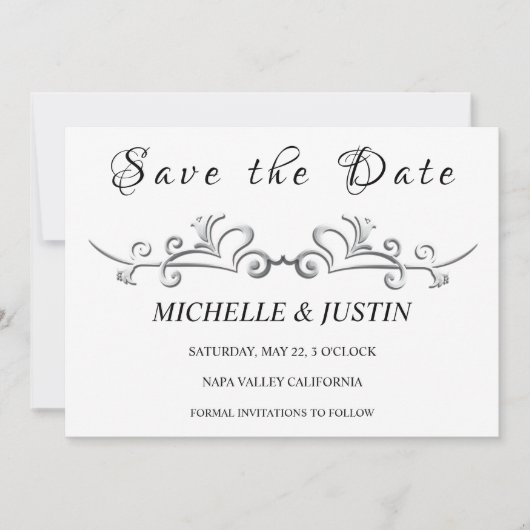 Stijlvol Afbeelding-uitnodiging Kaart (Voorkant)