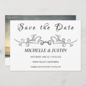 Stijlvol Afbeelding-uitnodiging Kaart (Voorkant / Achterkant)