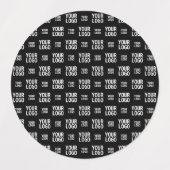 Stijlvol afbeeldingen- of bedrijfslogo-patroon wat labels (Design 1)
