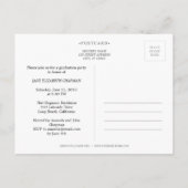 Stijlvol Afstudeerder Afstuderen Briefkaart (Achterkant)