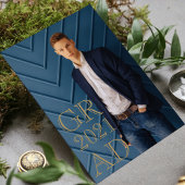 Stijlvol Afstudeerder Fotodatum Afstuderen uitnodi Kaart