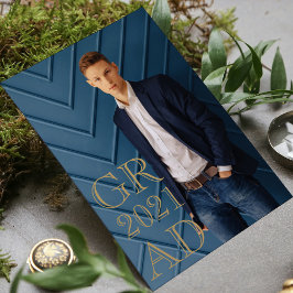 Stijlvol Afstudeerder Fotodatum Afstuderen uitnodi Kaart