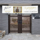 Stijlvol Afstudeerscript Foto Moderne Afstudeerfee Spandoek