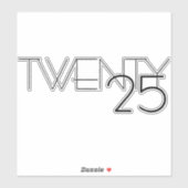 Stijlvol Afstuderen | Chique Script Afstudeerder K Sticker (Vel)