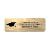 Stijlvol Afstuderen retouradres Etiket (Voorkant)