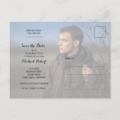 Stijlvol Afstuderen van de Foto van het Manuscript Briefkaart (Achterkant)