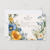 Stijlvol Afstuderen van de Veerbloem RSVP Kaartje (Voorkant)