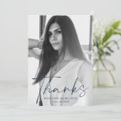 Stijlvol Afstuderen van het Manuscript van de mari Bedankkaart (Staand voorkant)