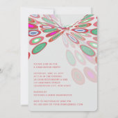 Stijlvol Afstuderen voor digitale vlinder Foto Kaart (Achterkant)