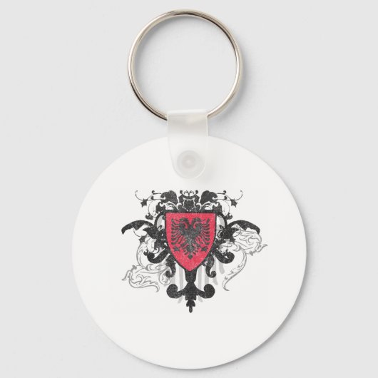 Stijlvol Albanië Sleutelhanger (Voorkant)