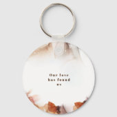 Stijlvol alcoholgebruik Oranje inkt Dank je huweli Sleutelhanger (Achterkant)