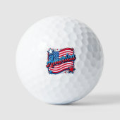 Stijlvol Amerika Golfballen (Voorkant)