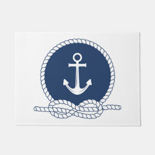 Stijlvol Anchor en Rope Deurmat