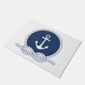 Stijlvol Anchor en Rope Deurmat (Schuin)