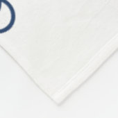 Stijlvol Anchor en Rope Fleece Deken (Hoek)