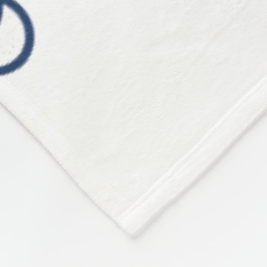 Stijlvol Anchor en Rope Fleece Deken (Hoek)