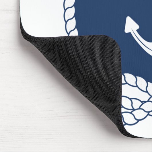 Stijlvol Anchor en Rope Muismat (Hoek)