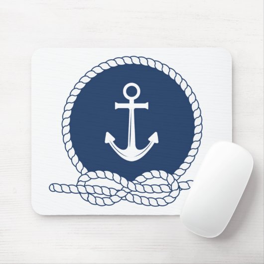 Stijlvol Anchor en Rope Muismat (Met muis)