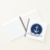 Stijlvol Anchor en Rope Notitieboek (Binnen)