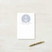 Stijlvol Anchor en Rope Post-it® Notes (Op bureau)