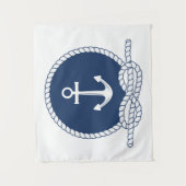 Stijlvol Anchor en Rope Wandkleed (Voorkant)
