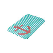 Stijlvol Anker en Stripes Bath Mat (Gekanteld)