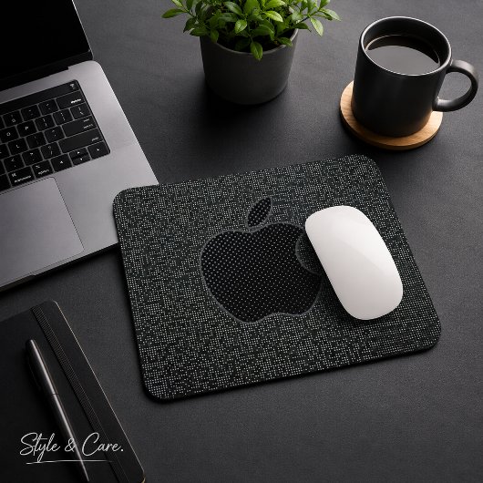 Stijlvol Apple Merk Design Modern Muismat