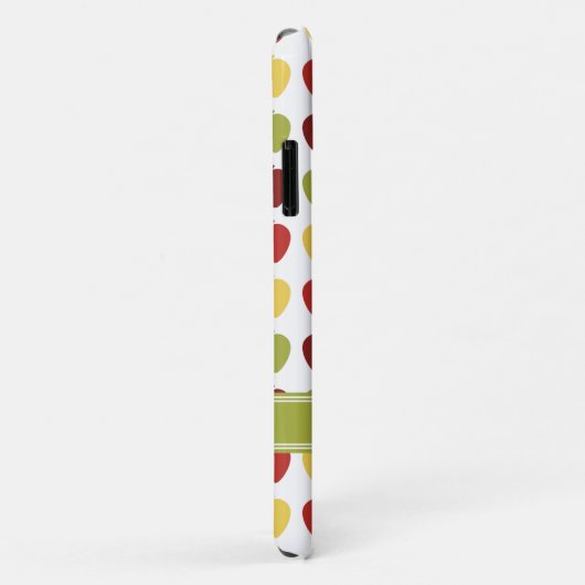 Stijlvol Apple Pattern met Persoonlijke naam Case-Mate iPhone Case (Achterkant/rechts)