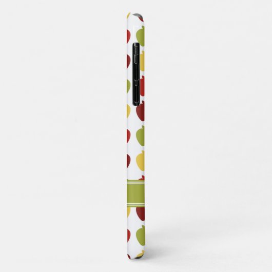 Stijlvol Apple Pattern met Persoonlijke naam Case-Mate iPhone Case (Achterkant/links)