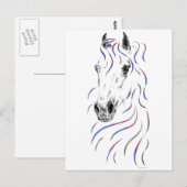 Stijlvol Arabisch paard Briefkaart (Voorkant / Achterkant)