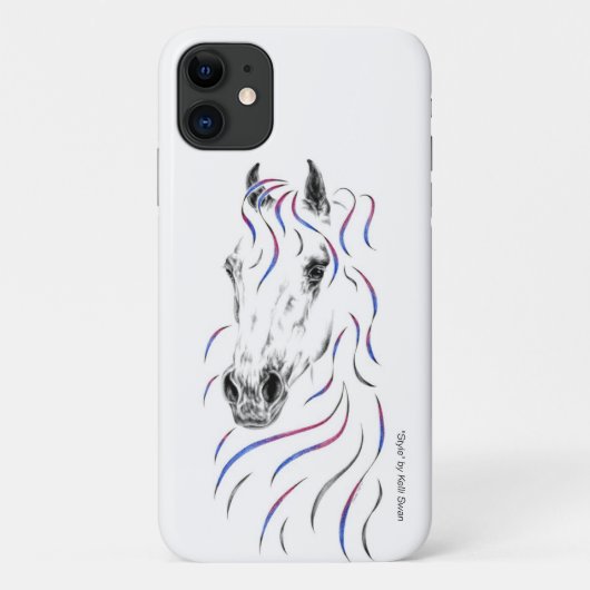 Stijlvol Arabisch paard Case-Mate iPhone Case (Achterkant)