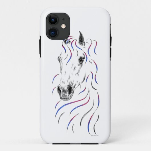 Stijlvol Arabisch paard Case-Mate iPhone Case (Achterkant)