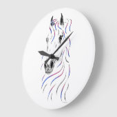 Stijlvol Arabisch paard Grote Klok (Hoek)