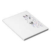 Stijlvol Arabisch paard Notitieblok (Schuin)