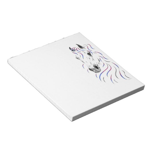 Stijlvol Arabisch paard Notitieblok (Schuin)