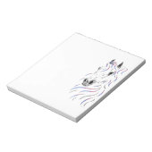 Stijlvol Arabisch paard Notitieblok (Linkerzijde)