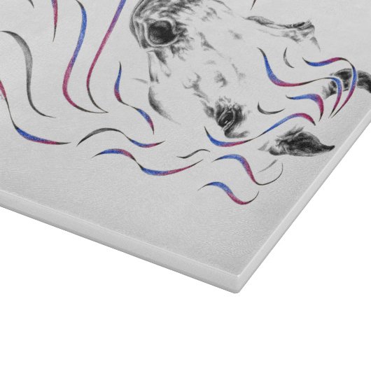 Stijlvol Arabisch paard Snijplank (Hoek)