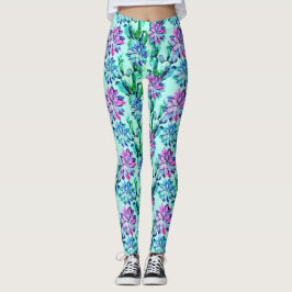 Stijlvol artistiek beeld modern Cactus Patroon Leggings