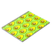  Stijlvol Avocado-tekentroon Notitieboek (Linkerzijde)