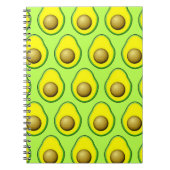  Stijlvol Avocado-tekentroon Notitieboek (Voorkant)
