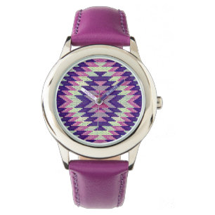 Stijlvol Aztec-ontwerp Horloge