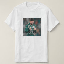 "Stijlvol Babar Azam T-shirt - vier de Pakistaanse