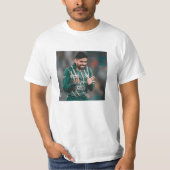 "Stijlvol Babar Azam T-shirt - vier de Pakistaanse (Voorkant)