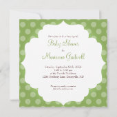 Stijlvol Baby shower Kaart (Achterkant)