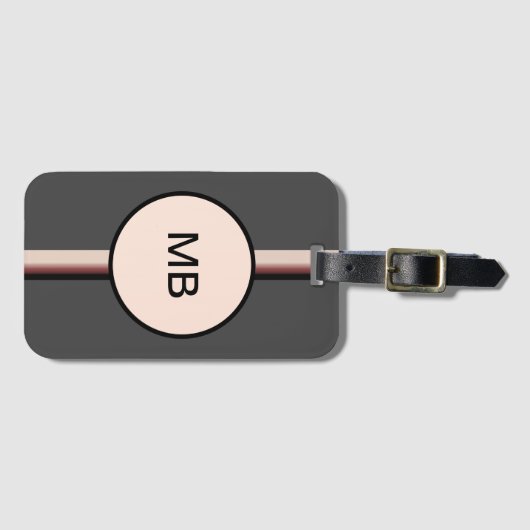 Stijlvol Bagagelabel (Voorkant (horizontaal))