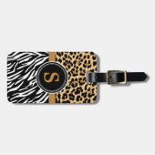 Stijlvol Bagagelabel van lakspier (Voorkant horizontaal)