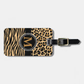 Stijlvol Bagagelabel van lakspier (Voorkant horizontaal)