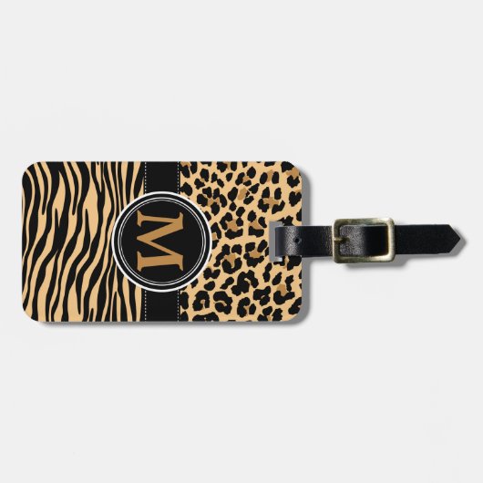 Stijlvol Bagagelabel van lakspier (Voorkant horizontaal)